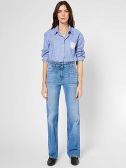 Gerard Darel Ava Straight Jeans, Blue - view 2, Blue