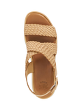 Dune Lorro Woven Leather Flatform Sandals