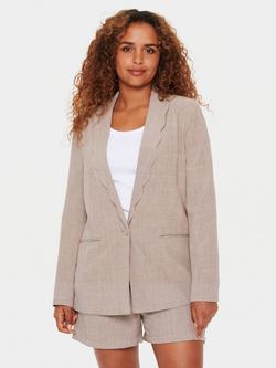 Saint Tropez Uril Tailored Blazer, Silver Mink, Silver Mink