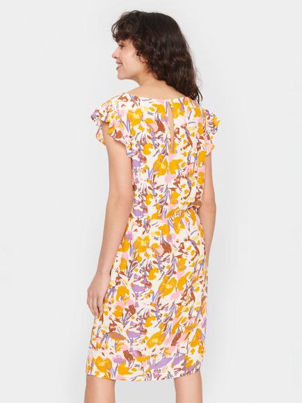 Saint Tropez Eiko Floral Dress, Yellow/Multi - view 2, Yellow/Multi