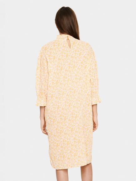 Saint Tropez Tamara Floral Tie Waist Dress, Chamois Juicy - view 2, Chamois Juicy
