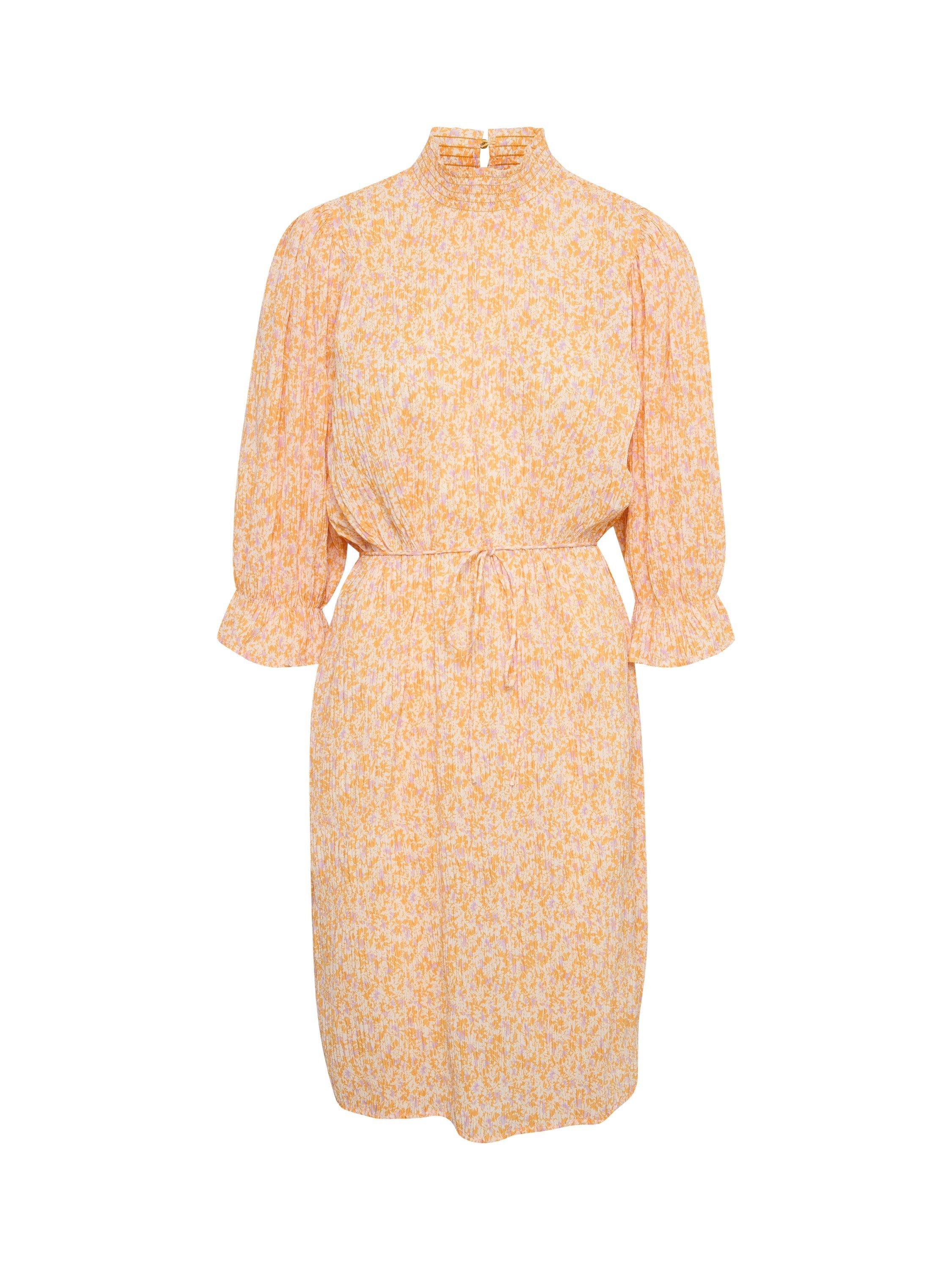 Product image 5 of 6, which shows Saint Tropez Tamara Floral Tie Waist Dress, Chamois Juicy, XS