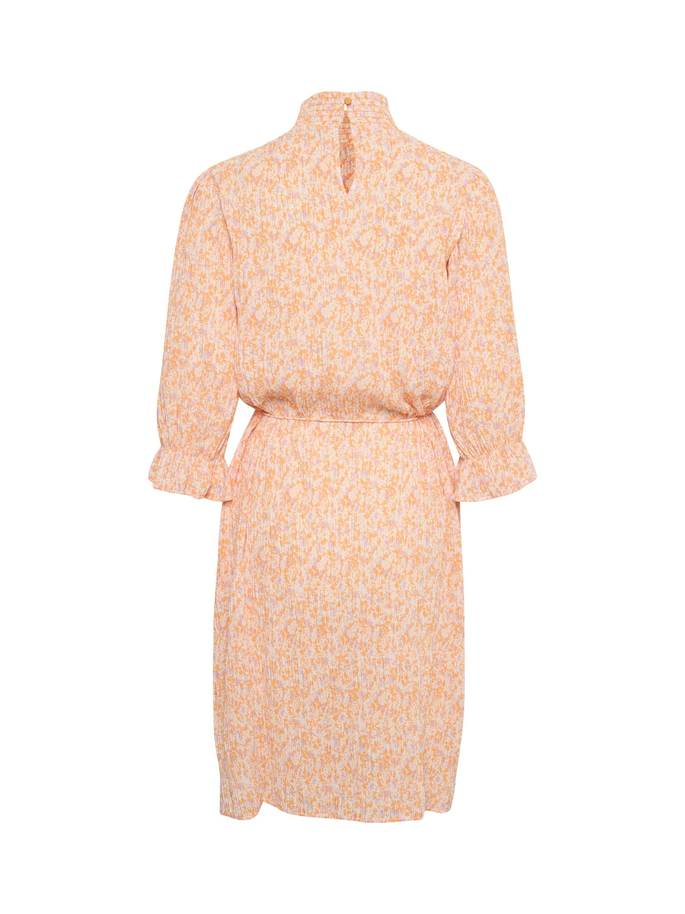 Product image 6 of 6, which shows Saint Tropez Tamara Floral Tie Waist Dress, Chamois Juicy, XS