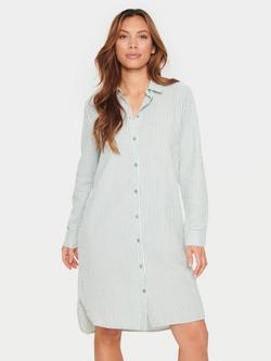 Saint Tropez Ummi Stripe Tunic Dress, Iceberg Green, Iceberg Green