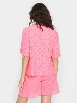 Saint Tropez Esme Cutout Top, Pink Cosmos - view 2, Pink Cosmos