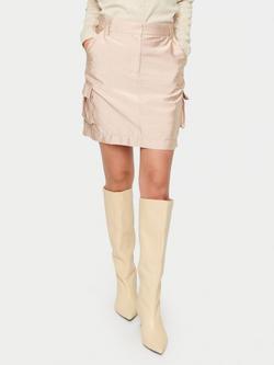 Saint Tropez Denisa Cargo Skirt, Beige, Beige