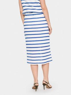Saint Tropez Esmere Stripe Skirt, Ice - view 2, Ice