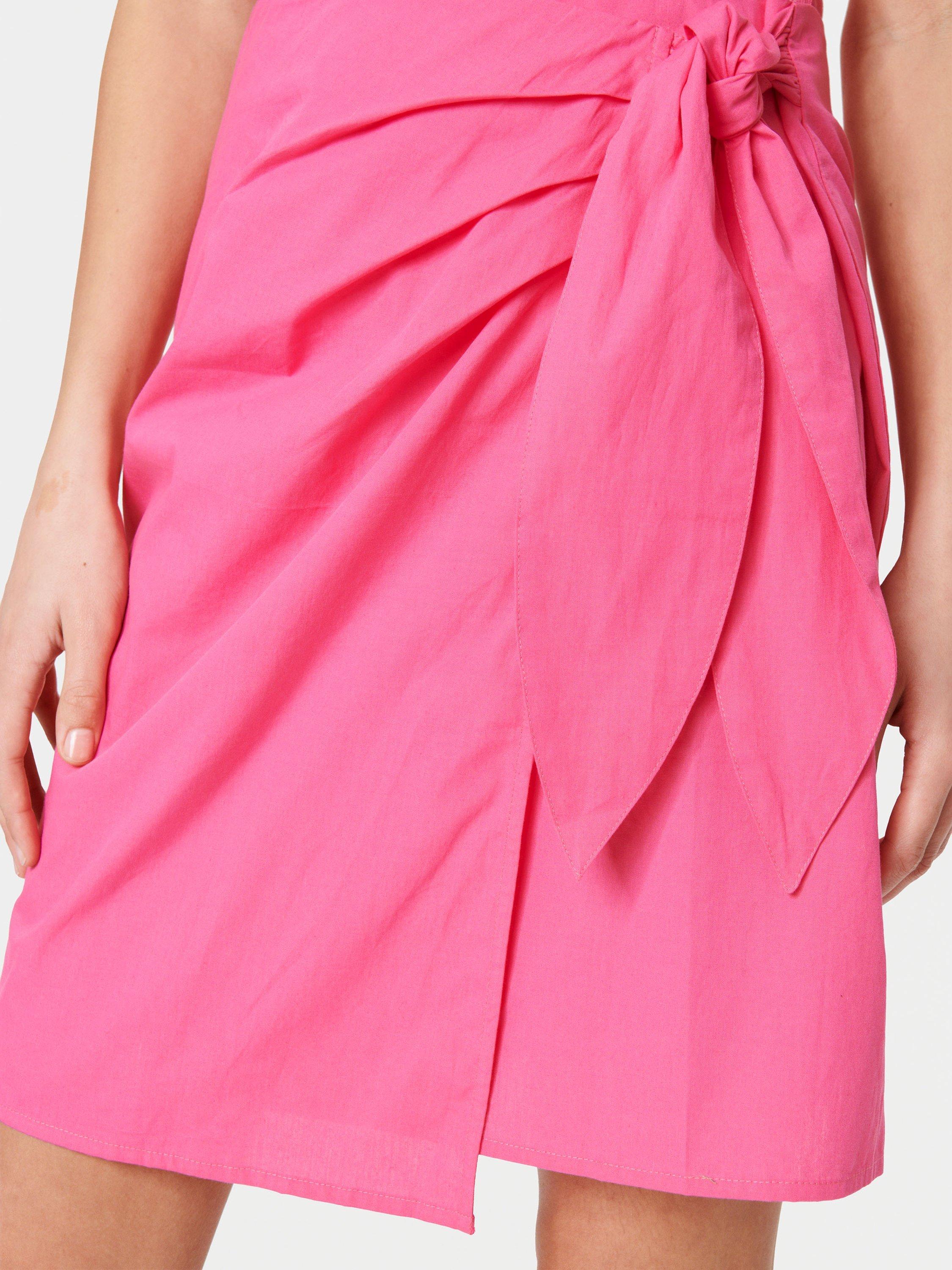 Product image 4 of 6, which shows Saint Tropez Urd Tie Side Skirt, Fandango Pink, L