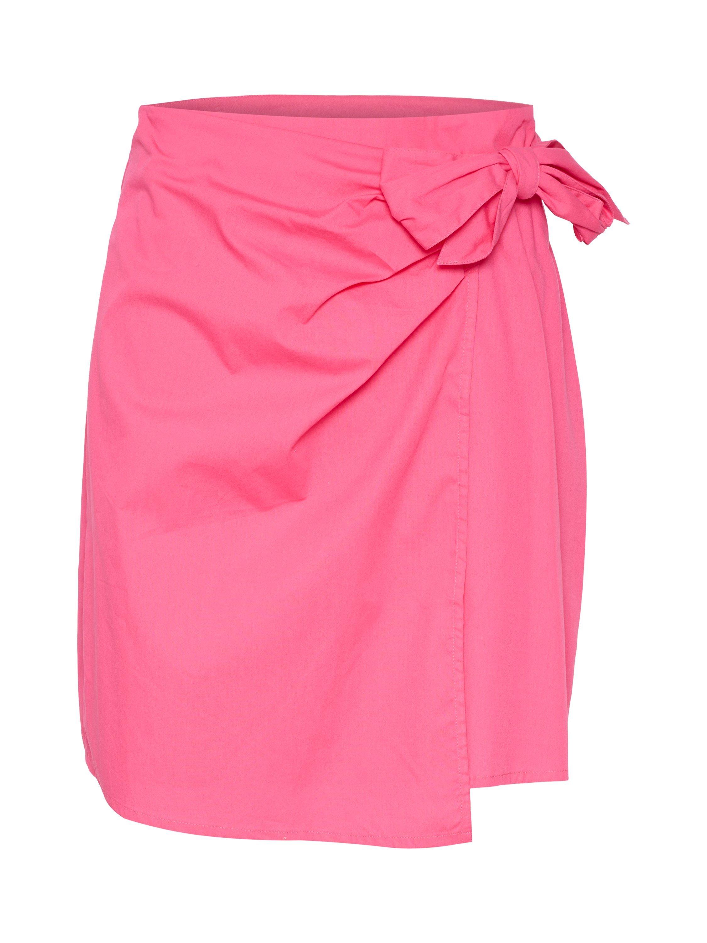 Product image 5 of 6, which shows Saint Tropez Urd Tie Side Skirt, Fandango Pink, L