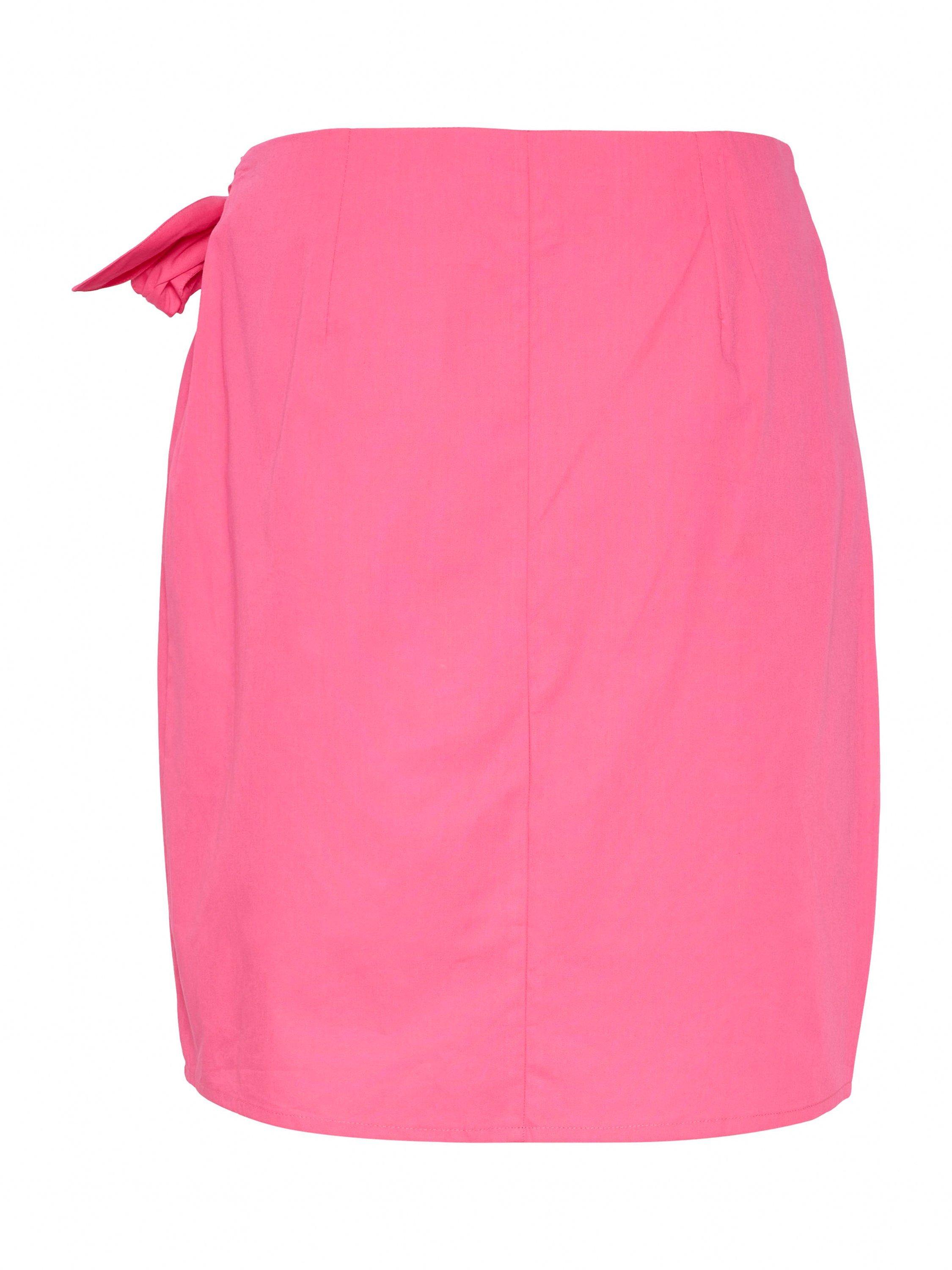 Product image 6 of 6, which shows Saint Tropez Urd Tie Side Skirt, Fandango Pink, L