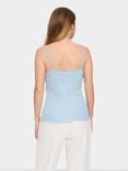 Saint Tropez Gru Organic Cotton Rich Tank Top, Heather Melange