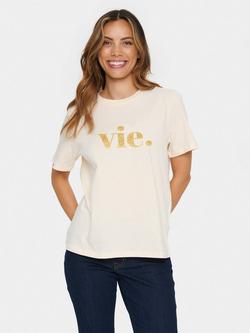 Saint Tropez Zivina Vie T-Shirt, Ivory, Ivory