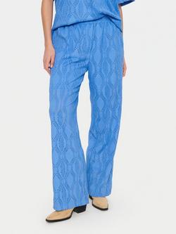 Saint Tropez Dorris Cutout Trousers, Blue, Blue