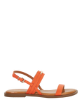 Dune London Litton Leather Sandals, Orange