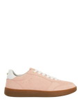 Dune London Electrolite Suede Trainers, Coral