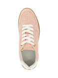 Dune London Electrolite Suede Trainers, Coral