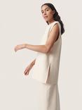 Soaked In Luxury Anastasia Longline Sleeveless Top, Sandshell