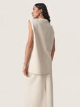 Soaked In Luxury Anastasia Longline Sleeveless Top, Sandshell