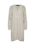 Soaked In Luxury Hella Dobby Dress, Black/White