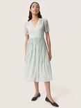 Soaked In Luxury Amela Aldor Wrap Dress, Blue/Multi