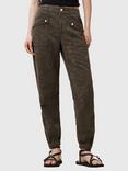 AllSaints Val Utility Tapered Trousers, Green Mid