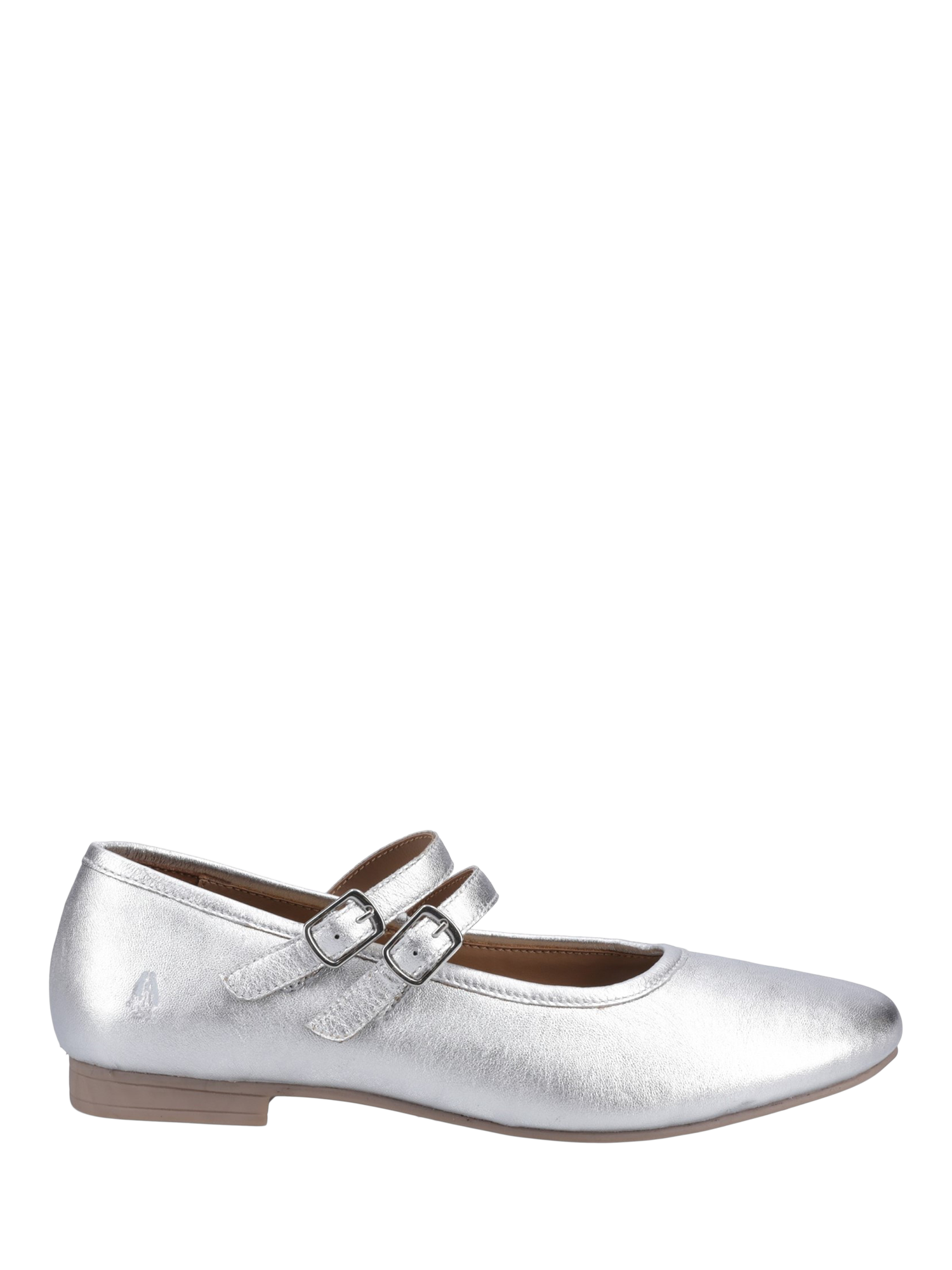 Hush Puppies Nancy Mary Jane Ballerina Shoes, Silver