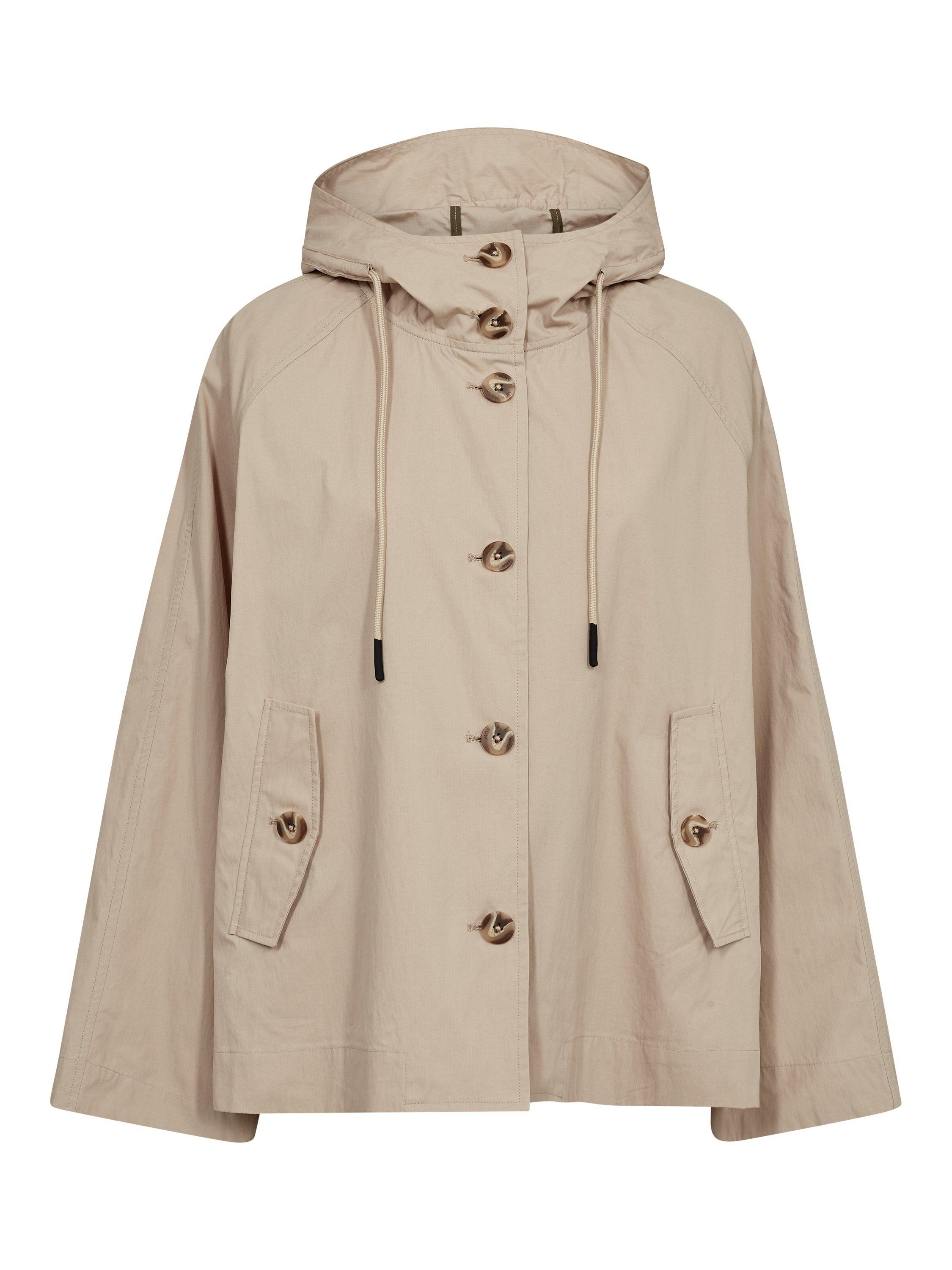 Product image 3 of 4, which shows MOS MOSH Sheena Short Hooded Jacket, Cream Natural, M
