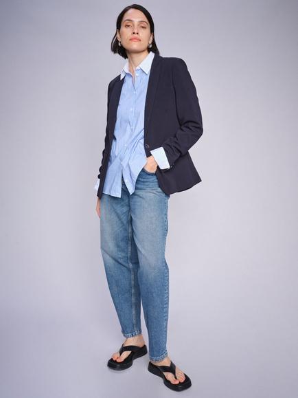 MOS MOSH Adeline Mom Fit Jeans, Mid Blue, Mid Blue