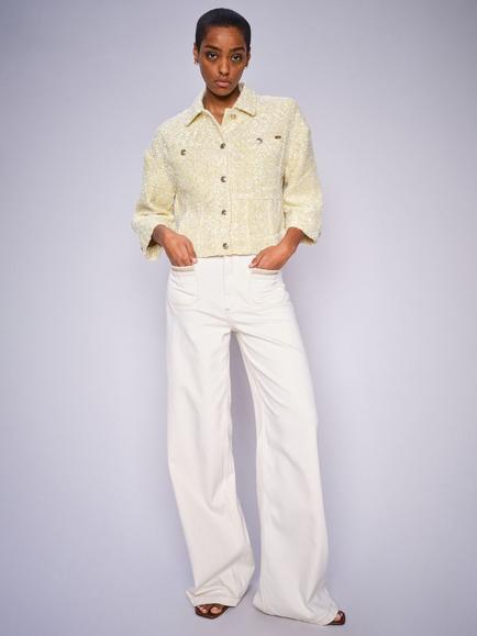 MOS MOSH Colette Wide Leg Jeans, Clay, Clay