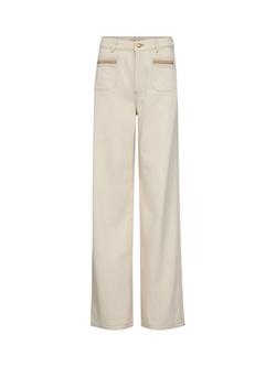 MOS MOSH Colette Wide Leg Jeans, Clay - view 2, Clay