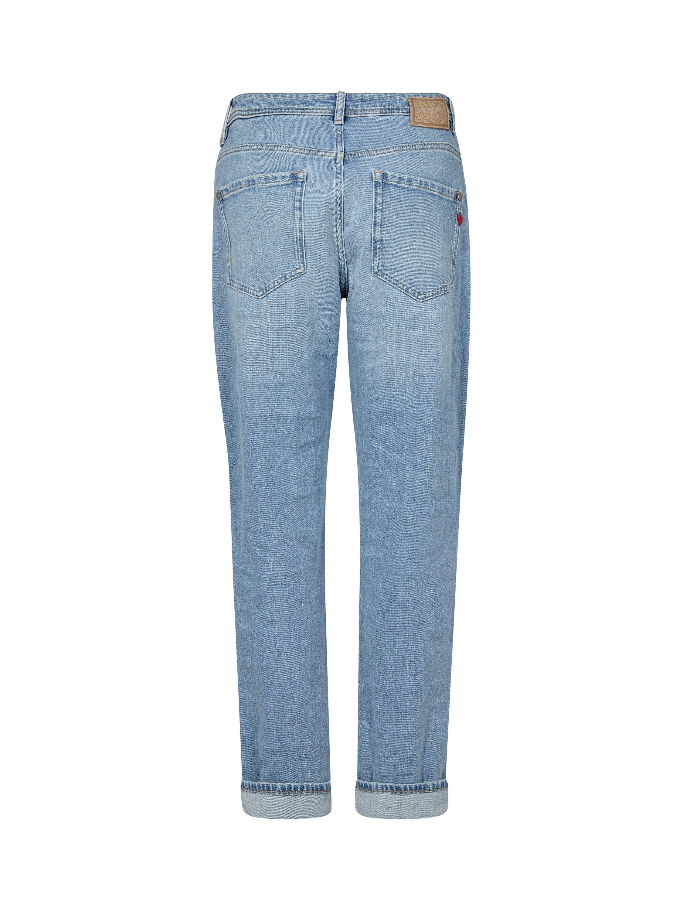 Product image 4 of 6, which shows MOS MOSH Elly Gallon Boyfriend Jeans, Light Blue, 28R
