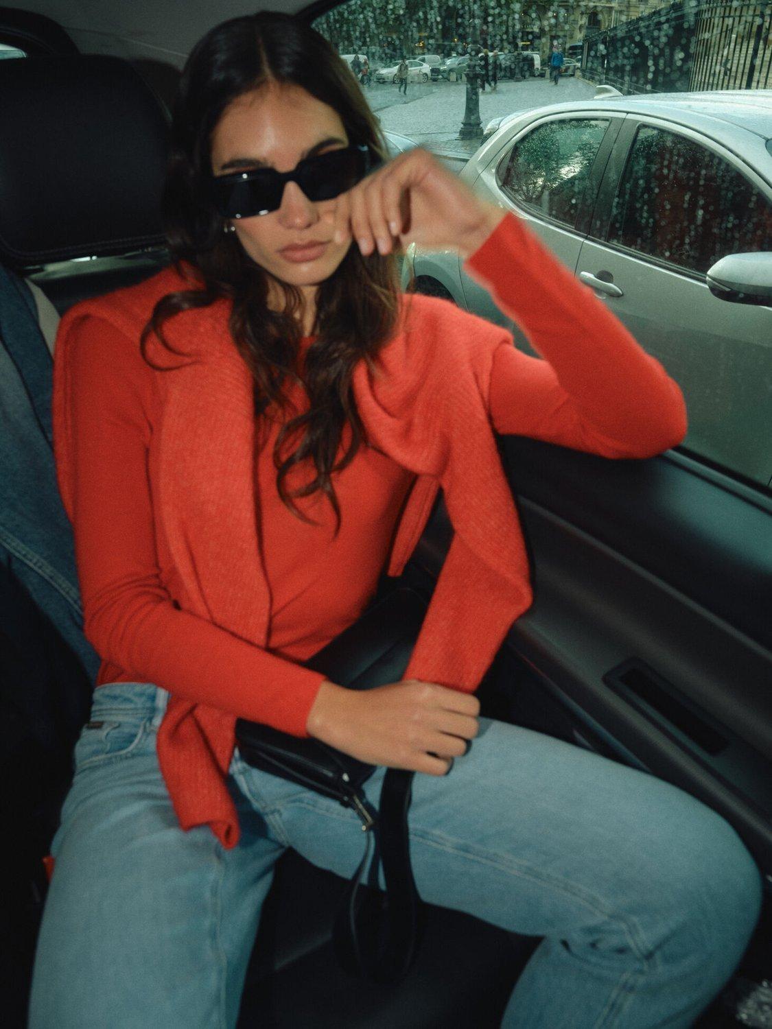 Product image 5 of 6, which shows MOS MOSH Elly Gallon Boyfriend Jeans, Light Blue, 28R