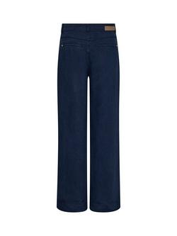 MOS MOSH Soey Beaumont Wide Leg Trousers - view 2, Mid Blue