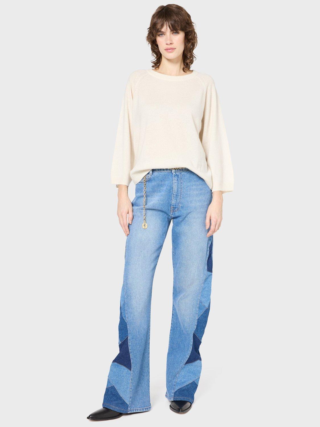 Product image 5 of 6, which shows Gerard Darel Jaylene Cashmere Jumper, White, 10
