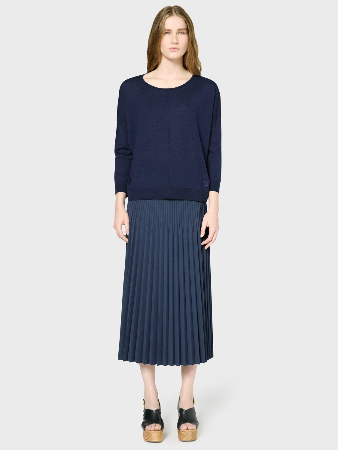 Product image 2 of 6, which shows Gerard Darel Jayme Wool Jumper, Navy, 6