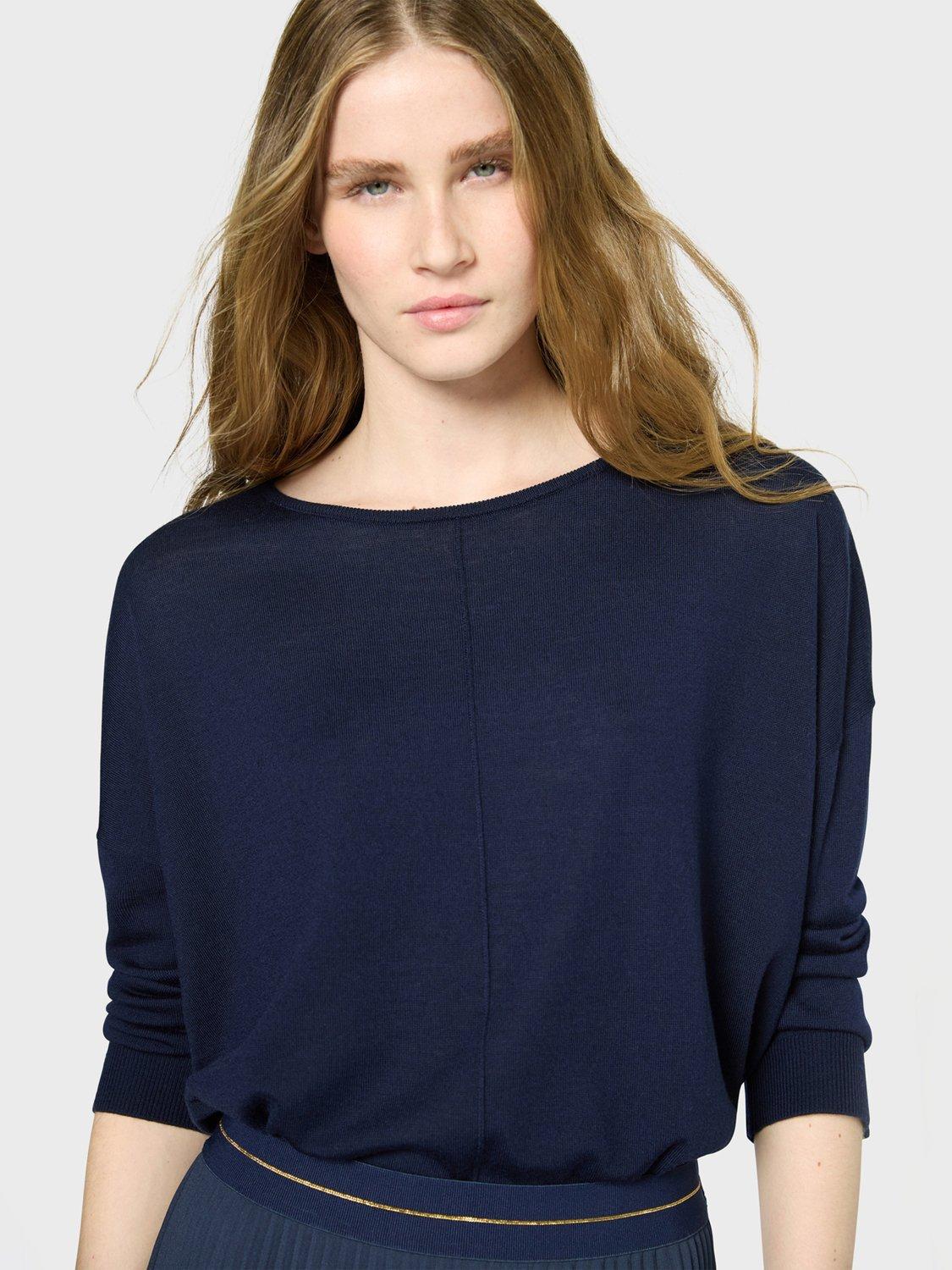 Product image 5 of 6, which shows Gerard Darel Jayme Wool Jumper, Navy, 6