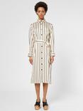 Gerard Darel Palouma Stripe Shirt Dress, Natural