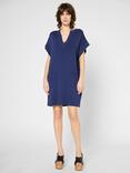 Gerard Darel Piya V-Neck Mini Dress, Blue