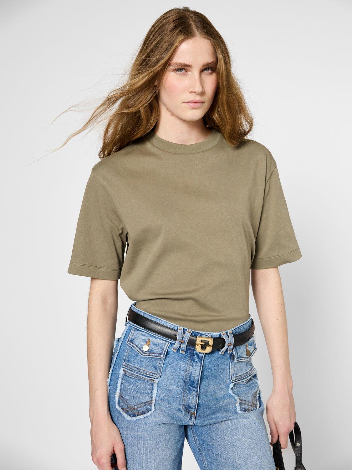 Gerard Darel Galina Elbow Sleeve T-Shirt