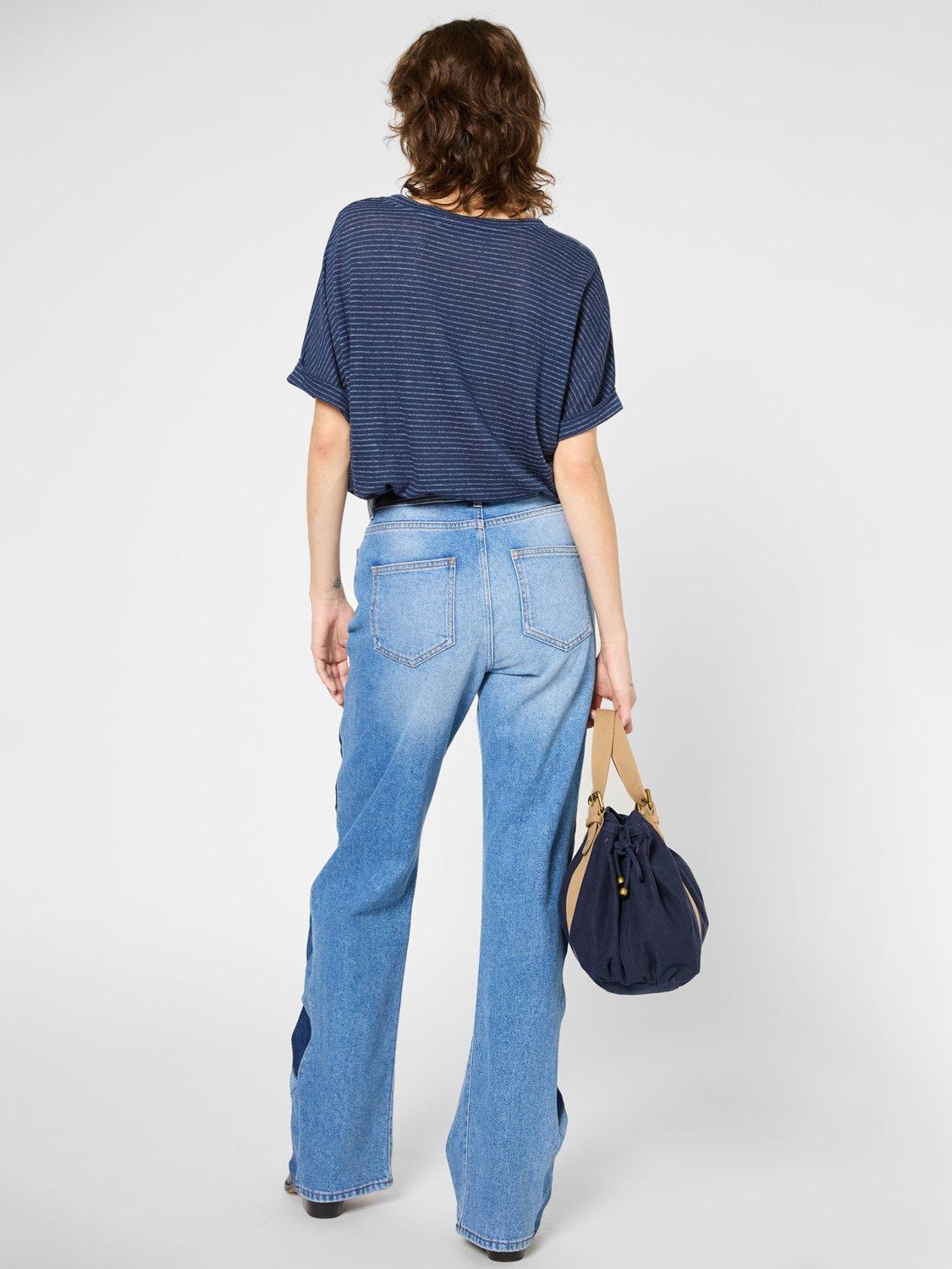 Product image 3 of 6, which shows Gerard Darel Gladys T-Shirt, Indigo, 10
