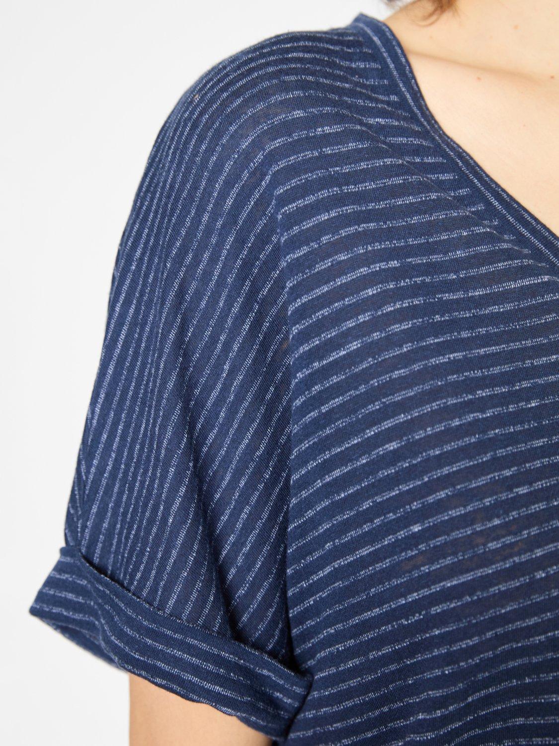 Product image 6 of 6, which shows Gerard Darel Gladys T-Shirt, Indigo, 10