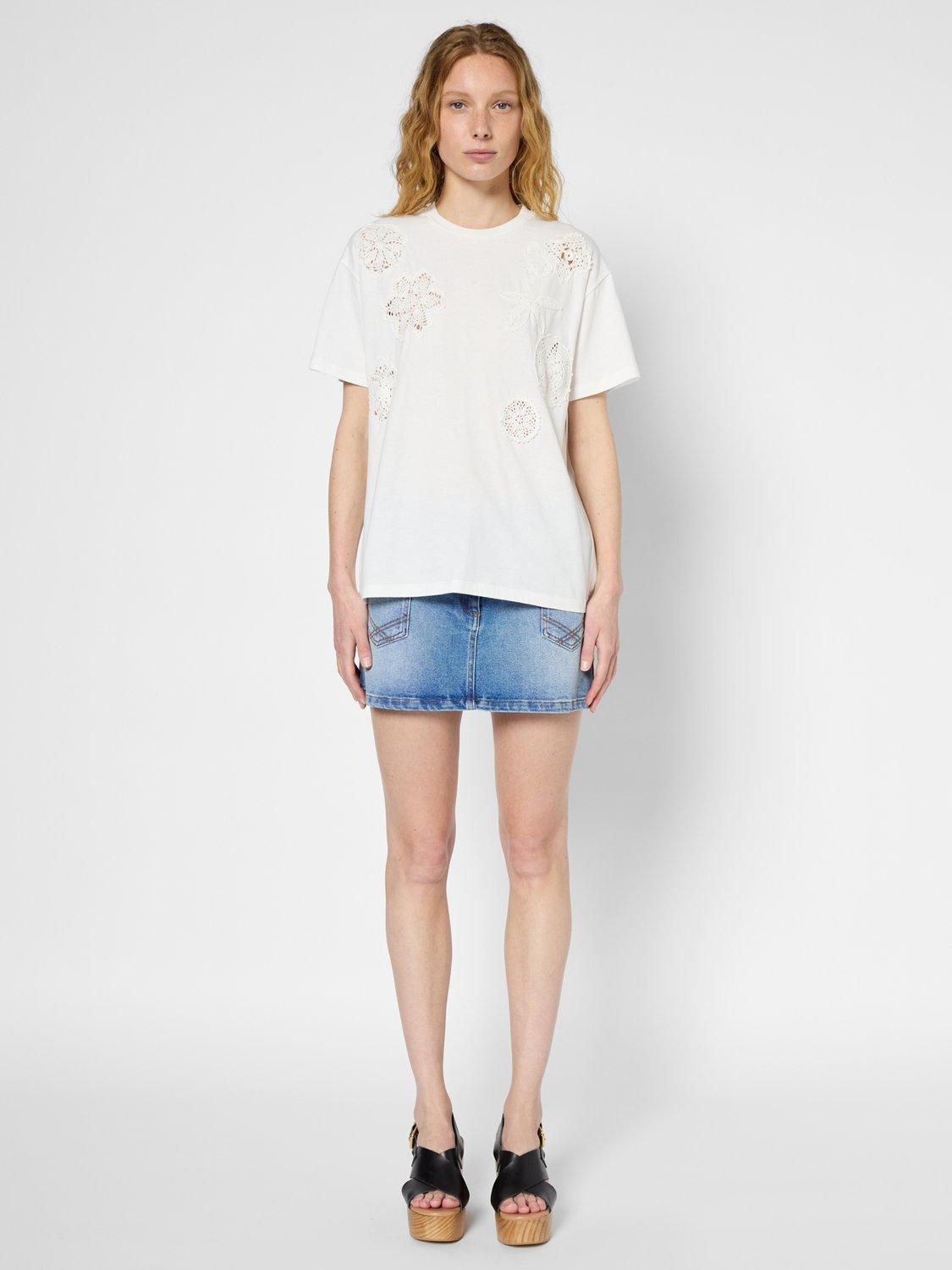 Product image 1 of 2, which shows Gerard Darel Glinda Cotton Top, White, 10