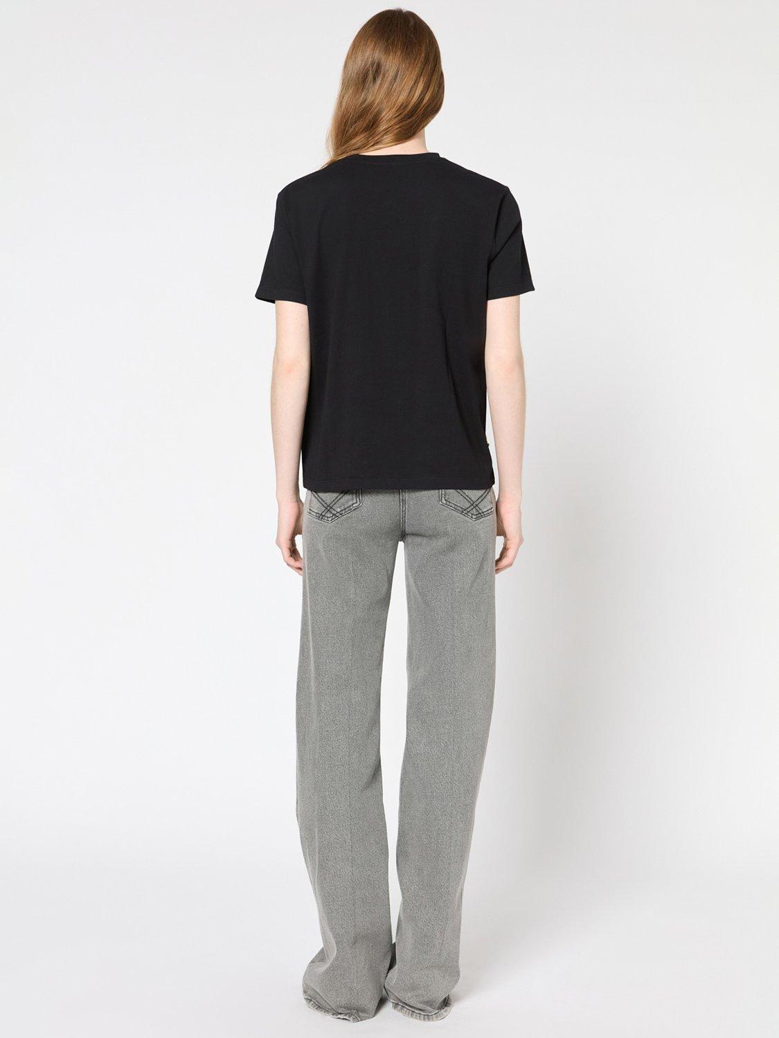 Product image 3 of 6, which shows Gerard Darel Gracia Embellished T-Shirt, Black, 6