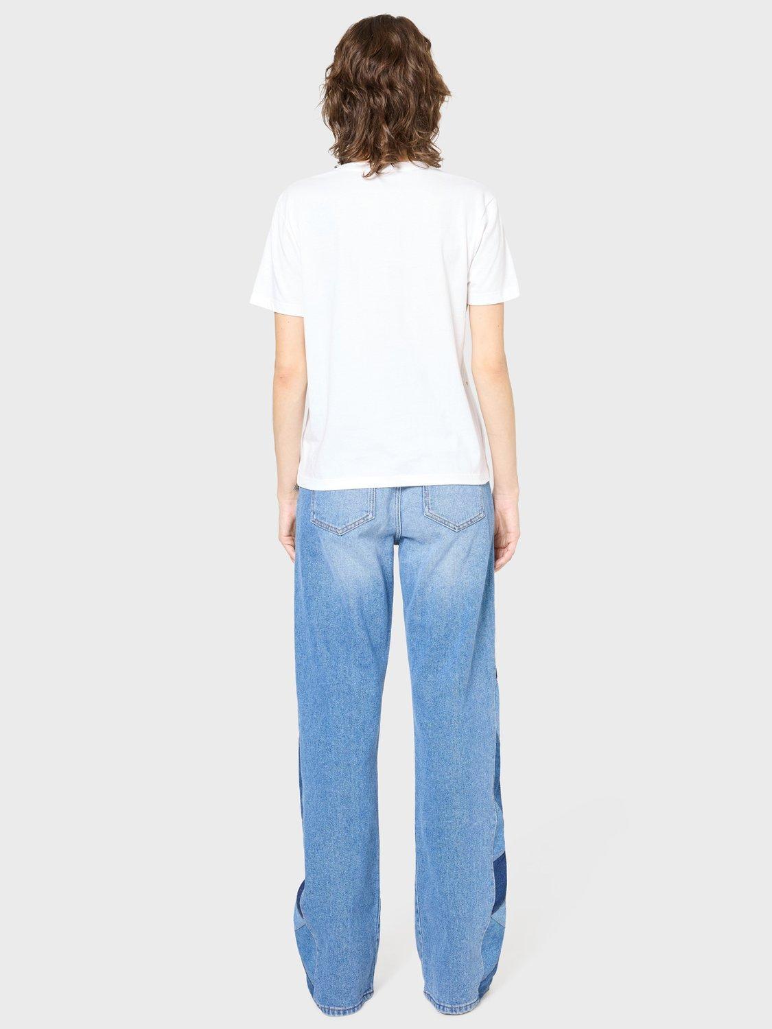 Product image 3 of 6, which shows Gerard Darel Gracia Embellished T-Shirt, White, 10