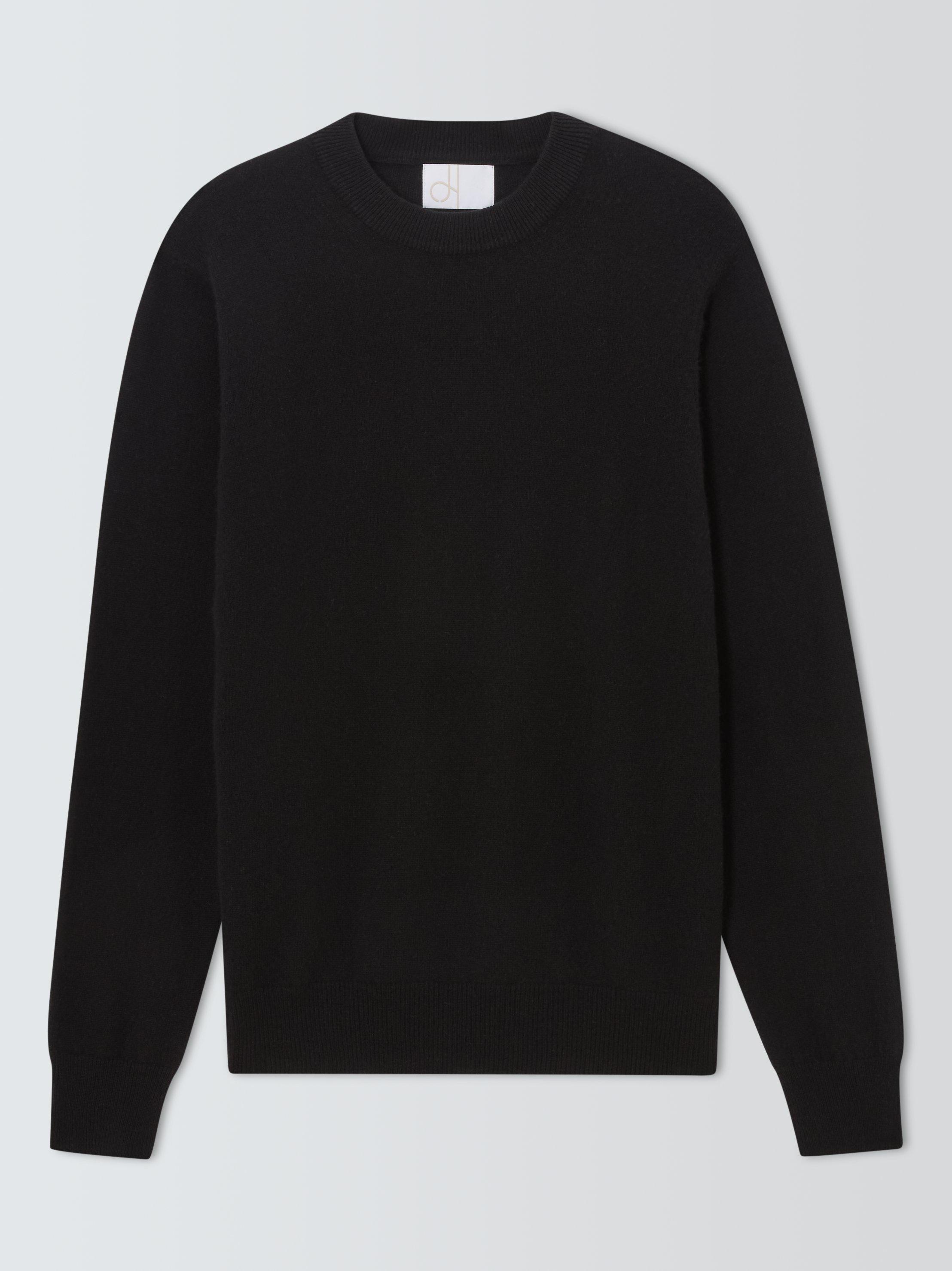 Product image 5 of 7, which shows John Lewis Made in Italy Cashmere Crew Neck Jumper, Black, S