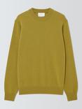 John Lewis Made in Italy Cashmere Crew Neck Jumper, Olive Oil