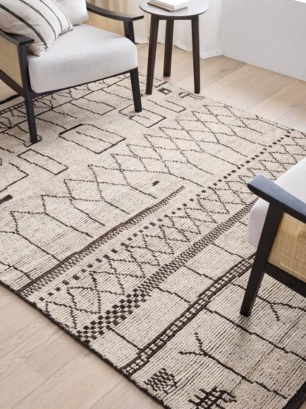 John Lewis Modern Berber Wool Rich Rug, Natural - view 2, Natural