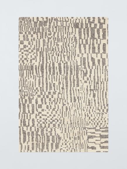John Lewis Zarrin Abstract Hand Knotted Pure Wool Rug, Natural/Multi, Natural/Multi