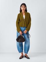 AND/OR Joanna Shawl Neck Cardigan, Khaki