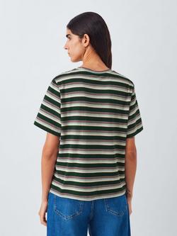 AND/OR Authentic Stripe T-Shirt, Green - view 2, Green